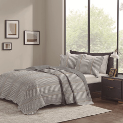 Kit Colcha Paris 150 Fios Com 2 Porta Travesseiros Casal Sortido 27 - Corttex - 701168