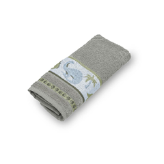 Toalha Lavabo Infantil Kids Dino Cinza Aço 766 - Appel - 750200145766