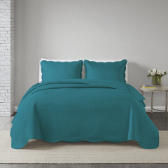 Kit Colcha Milão 150 Fios Com 2 Porta Travesseiros Casal 2,20x2,40m Sortidos9 - Corttex - 70116