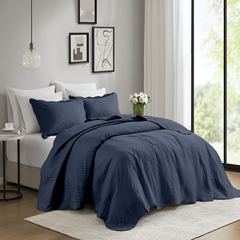 Kit Colcha Milão 150 Fios Com 2 Porta Travesseiros Casal 2,20x2,40m Sortidos13 - Corttex - 70116