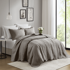 Kit Colcha Milão 150 Fios Com 2 Porta Travesseiros Casal 2,20x2,40m Sortidos13 - Corttex - 70116