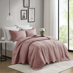 Kit Colcha Milão 150 Fios Com 2 Porta Travesseiros Casal 2,20x2,40m Sortidos13 - Corttex - 70116