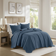 Kit Colcha Milão 150 Fios Com 2 Porta Travesseiros Queen 2,40x2,60m Sortidos14 - Corttex - 70116