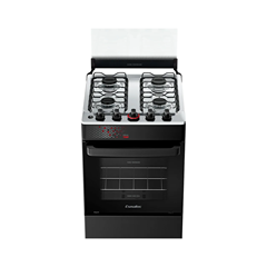 Fogão 4 Bocas Com Mesa Em Inox Ideal Top Preto - Esmaltec - 0104003085