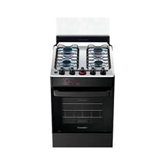 Fogão 4 Bocas Com Mesa Em Inox Ideal Top Preto - Esmaltec - 0104003085
