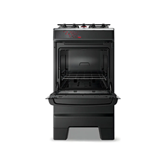 Fogão 4 Bocas Com Mesa Em Inox Ideal Top Preto - Esmaltec - 0104003085