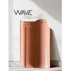 Telha Cerâmica Esmaltada Wave 26,2x41,5cm 1 Face Naturalli - Ourogres - O860/21