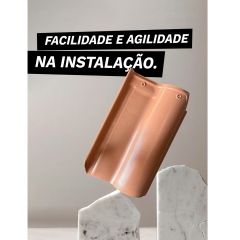 Telha Cerâmica Esmaltada Wave 26,2x41,5cm 1 Face Naturalli - Ourogres - O860/21