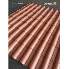 Telha Cerâmica Esmaltada Wave 26,2x41,5cm 1 Face Naturalli - Ourogres - O860/21