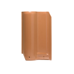 Telha Cerâmica Esmaltada Wave 26,2x41,5cm 2 Faces Pinhão - Ourogres - O862/01