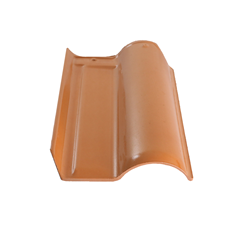 Telha Cerâmica Esmaltada Wave 26,2x41,5cm 2 Faces Pinhão - Ourogres - O862/01