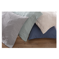 Porta Travesseiro Ouro 50x70 Azul - Corttex - 701186-8-10