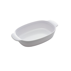 Travessa Oval 23x13cm Milão Branco - Lyor - 2827