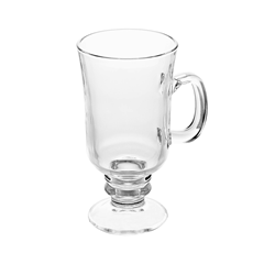 Caneca Irish Coffe Com Pé 250ml Vidro - Lyor - 221272