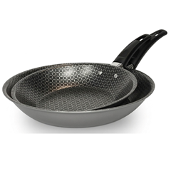 Jogo De Frigideiras Antiaderente 2 Peças Preto - Multiflon - 70042se