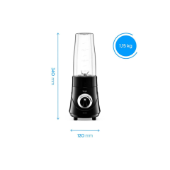 Liquidificador Portátil Com 2 Copos 350w 3v Preto - Elgin - 42pbl2002000