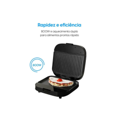 Sanduicheira Duo Time 800w Preta 220v - Elgin - 42san2102000