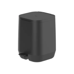 Lixeira Com Pedal Aura De 6 Litros Preto - Ou - Lx400ptf
