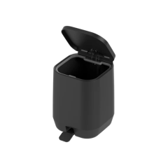 Lixeira Com Pedal Aura De 6 Litros Preto - Ou - Lx400ptf