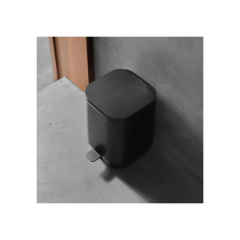 Lixeira Com Pedal Aura De 6 Litros Preto - Ou - Lx400ptf