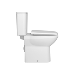 Kit Bacia Com Caixa Acoplada Flex + Acessórios Botão Branco - Deca - Kp.381.Br.17