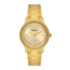 Relógio Feminino Pulseira Em Aço Dourado Original - Orient - Fgss0230