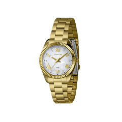 Relógio Feminino Pulseira Em Aço Dourado Original - Lince - Lrgj170l36/B3kx