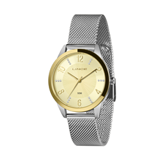 Relógio Feminino Pulseira Em Aço Prata Original - Lince - Lrt4815l38