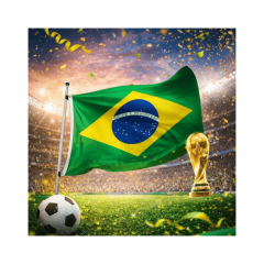 Bandeira Do Brasil 90x140cm 1239 - Tok House - 10849