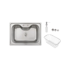 Cuba Para Cozinha Gourmet Em Aço Inox 50x40x20 Com Acessorios - Tuizi - 15900/001
