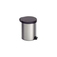Lixeira Com Pedal New Redonda Cromada 12l - Tramontina - 94538/712