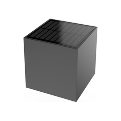 Arandela Solar Led Cube 3000k Ip65 - Ourolux - 35874