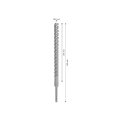 Broca Para Concreto Sds-Plus 5x 18x250x300mm - Bosch - 2608706944