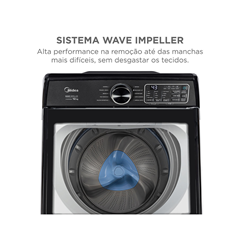 Lavadora De Roupas Wave 12kg Branca 220v - Midea - Mav04w120/Wkbr05