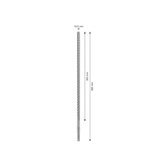 Broca Para Concreto Sds-Plus 5x 10x300x360mm - Bosch - 2608706906