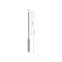 Broca Para Concreto Sds-Plus 5x 5x100x160mm - Bosch - 2608706864