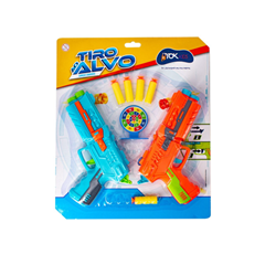 Lança Dardos Com 2 Peças Tiro Ao Alvo Sortido - Tok Kids - 17672