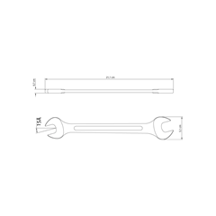 Chave Fixa 21x23mm - Tramontina - 41120/109