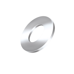 Arruela Lisa Aba Larga 3/8  Zincado Branco - Ciser - 80925101