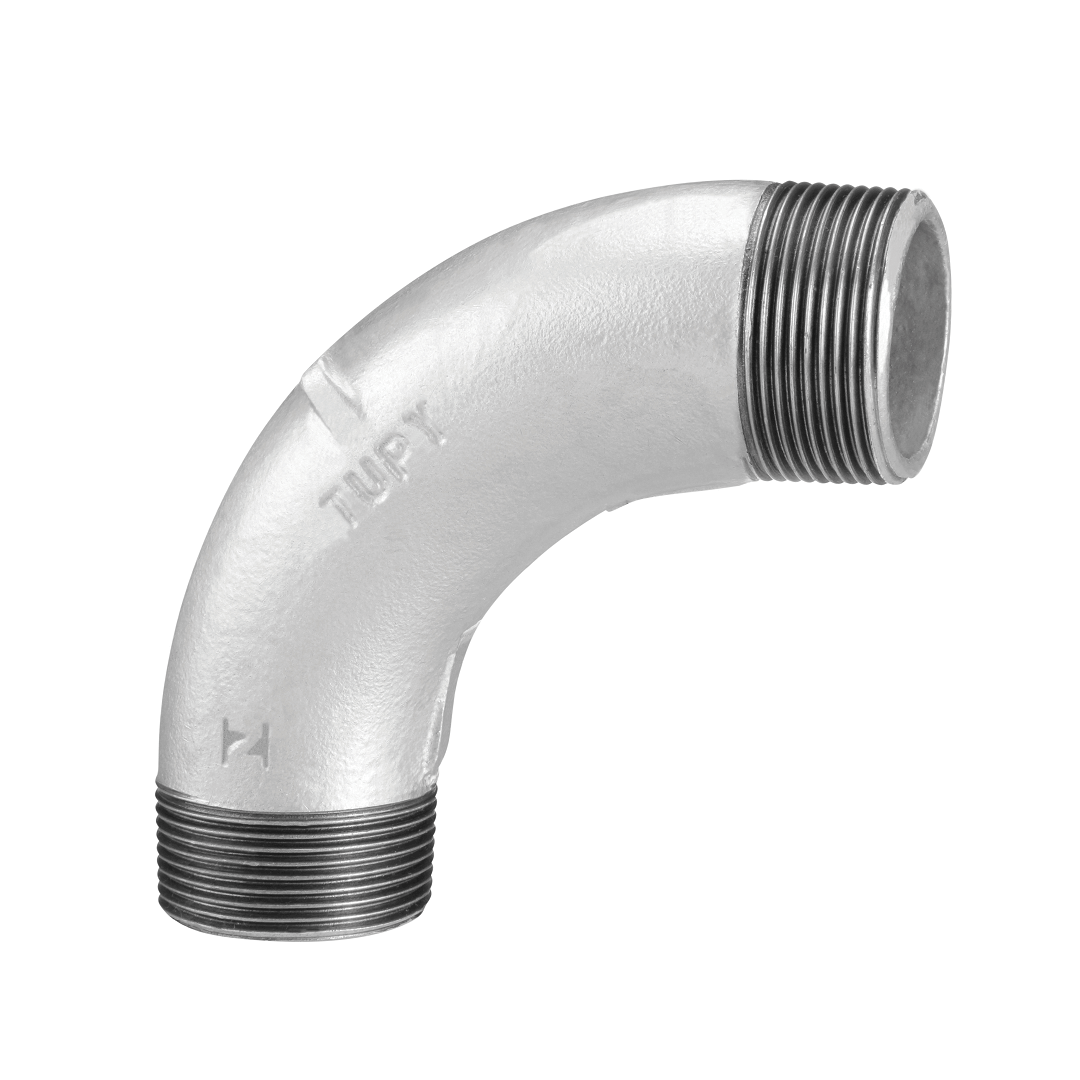 Curva Bsp Macho Galvanizado 90° 4