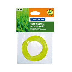 Fio De Nylon 1,8mm Para Roçadeira 20 Metros - Tramontina - 78796/284
