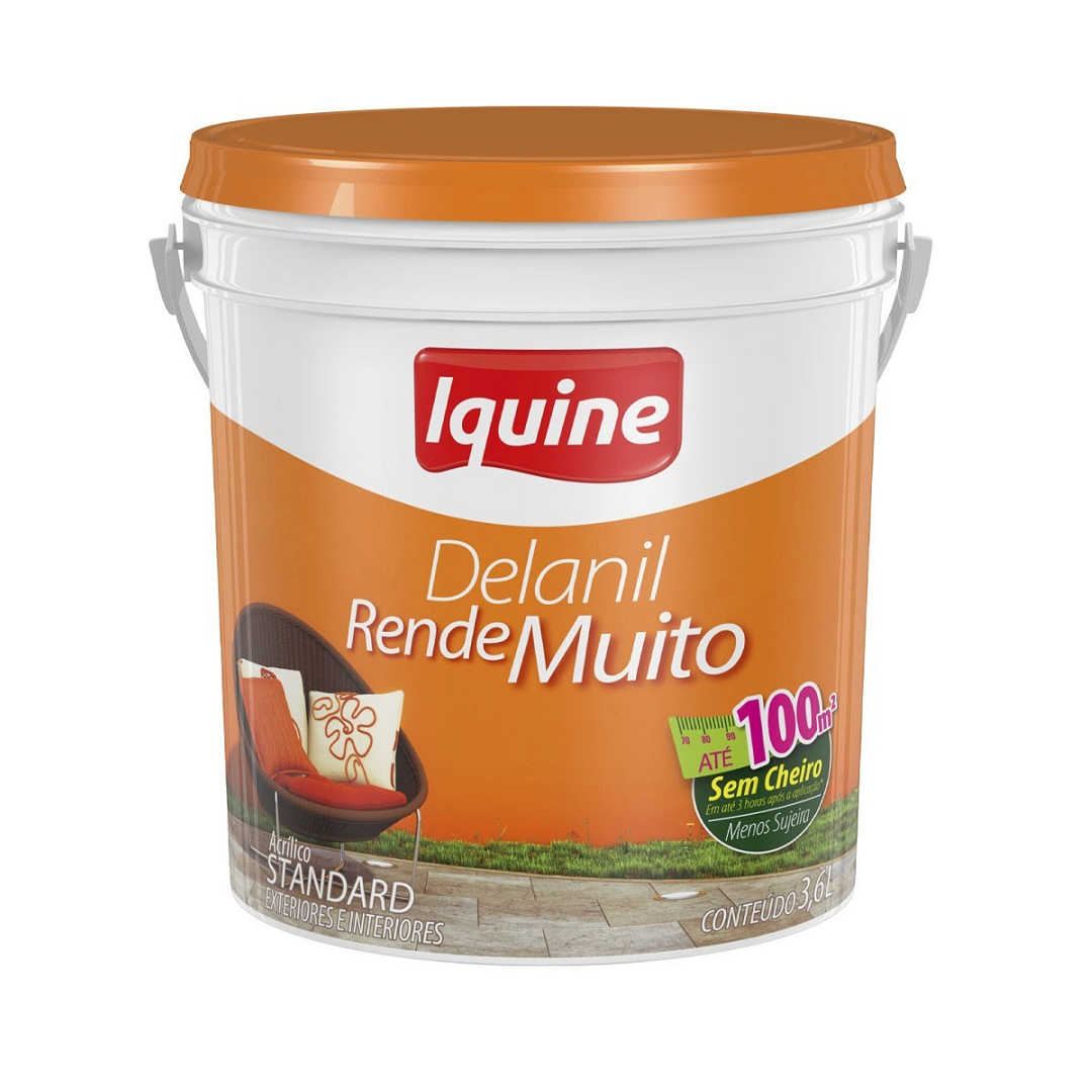 Delanil Acrilico Fosco 3.6l Palha - 70301401 - Iquine